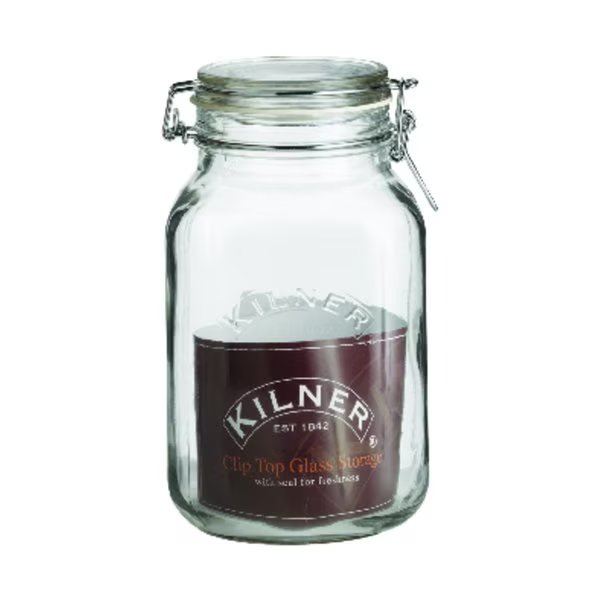 68 oz Clear Storage Jar, Kilner, Mfr#: 0025513